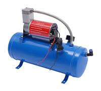 Compresseur d'air d'atelier, mobile, moteur à induction, silencieux, sans huile, sans entretien, 150 psi, réservoir de 6 l, 23 A