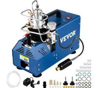 Compresseur d'air électrique haute pression 1800 W Pcp Compresseur haute pression 300 BAR Pcp Inflator 1L/8min Temps de remplissage Compresseur 40-50L/min Manuel