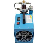 Compresseur d'air électrique PCP - Compresseur d'air haute pression 300 bars, 1800W - environ 50 litres/minute - pour bouteilles de plongée et carabines à air - Bleu