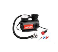 AMiO 02189 Compresseur d'Air 12V - Gonfleur Portable avec Embouts pour Voiture, Vélo, Ballon