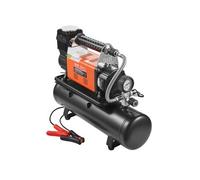 VEVOR Compresseur d'air robuste 12 V, gonfleur de pneus portable 180 L/min, kit de gonflage de pneus réservoir 6 L, 10,3 bar, avec manomètre numérique, pour camions, voitures, SUV, 4 x 4, camping-car