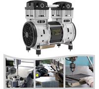 Compresseur d'air haute performance - 1500W - 2800 RPM - Construction robuste en fer et cuivre - Gris