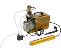 Compresseur d'air haute pression PCP - Pompe à air électrique - 30 MPa/300 bars - 100 l/min - Séparateur huile-eau - 2 l - Prise UE 220 V - Portable