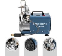 Compresseur d'air haute pression - Pompe électrique booster 220V - Pression 30 MPa - Puissance 1,8 kW - Débit 50 L/min - Prise EU 50 Hz - Bleu