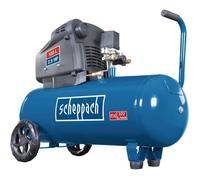 Compresseur d'air horizontal à double cylindres Scheppach HC105DC - 100L - 2200 W - 10 bars - 2,5 CV
