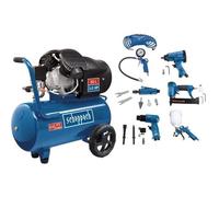 Compresseur d'air horizontal à double cylindres SCHEPPACH HC55DC - 50L - 750 W - 10 bars