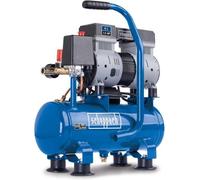 Compresseur d'air horizontal SCHEPPACH HC08Si, 6L, 1100W, 8 bars, silencieux sans huile double cylindre