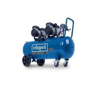 Compresseur d'air horizontal SCHEPPACH HC100Si - 100 L - 2200 W - 8 bar - silencieux