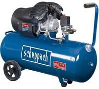 Compresseur d'air horizontal Scheppach HC120DC, 100 L, 2200 W, 10 bars, 3CV, Double cylindre