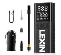 Compresseur d'air intelligent Lexin P4, gonfleur de pneus sans fil avec batterie de 4 000 mAh, arrêt automatique, manomètre de 150 PSI