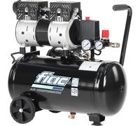 Compresseur d'air mobile, sans huile, 24 litres, 8 bars, et silencieux