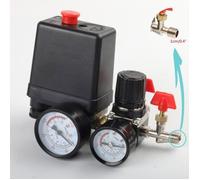 Compresseur d'air - OUTAD - Régulateur de pression - Valve de Pressostat - Manomètre en fer