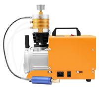 Compresseur d'air PCP - Pompe électrique haute pression - 1,8 kW - 2800 tr/min - 220 V AC - Raccord rapide de 8 mm - Orange