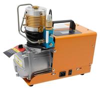 Compresseur d'air PCP portable - Pompe à air électrique haute pression - 0–30 MPa - 1,8 kW - 2 800 tr/min - Orange