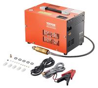 Compresseur d'air PCP VEVOR, 4500 PSI Compresseur d'air PCP pour fusil, Convertisseur intégré et système de refroidissement du ventilateur, pompe DC12 V / AC230 V, avec arrêt manuel