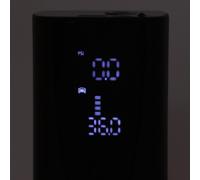 Compresseur d'air, pompe à pneus, gonfleur de voiture, sans fil, 150 PSI, 6000 mAh, lampe LED rechargeable pour voitures, vélos, ballons