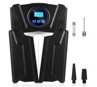 Compresseur D'air Portable 12 V pour Pneus, Gonfleur Numérique | LED Intégrée, 120 W, Tuyau 0,6m et Câble , pour Suv et Tout-