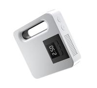 Compresseur D'air Portable 12v, pour Voiture Gonfleur de Pneus Numérique | Métal Abs, Gonflage Rapide Haute Puissance, pour Pneu de Voiture, Blanc, Format Mini Facile à Transporter