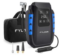 Compresseur d'air portable - FYLINA - 12V 150W - Écran tactile - Affichage numérique LCD - Universel