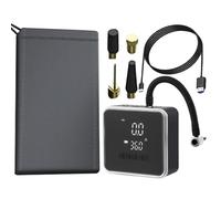 Compresseur d'air portable, pompe à air pour pneus de voiture, compresseur d'air électrique pour voiture, appareil portatif automatique sans fil pour vélos, motos, voitures, voyages, route, camion