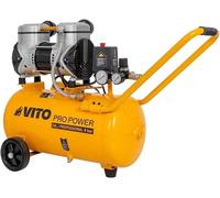 - Compresseur d'air portable, silencieux, 24 litres, 2 chevaux/1,5 kW, gonfleur de pneus pour voiture, chantier, sans huile, 8 bars