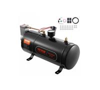 Compresseur d'Air pour Kit de Klaxon Pompe à Air avec Réservoir 3 L 90-120 psi pour Gonflage des Pneus Matelas Pneumatiques Compat