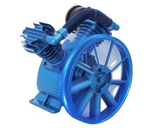 Compresseur d'air, puissance 4 kW, pression nominale 175 psi, débit d'air 13,6~18,7 m³/h, diamètre des cylindres 90 mm, 2 cylindres