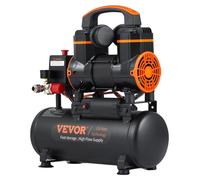 Compresseur d'air, réservoir de 24 litres, moteur de 900W, débit de 2,2 CFM à 90 PSI, vitesse de 2800 à 3500 tr/min, CE