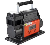Compresseur d'air robuste 12 V, gonfleur de pneus portable à arrêt automatique avec écran LCD numérique, pompe à air tout-terrain 202 L/min 150 PSI avec adaptateurs pour camions, voitures, SUV, 4x4 et