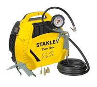 Compresseur d'air sans cuve STANLEY AIR KIT - 1,5 CV - Ultra-compact - Portatif