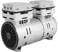 Compresseur d'air sans huile, 750 W/1 HP, silencieux, 8 bar, 145 l/min, 1400 tr/min, 220 V, gris