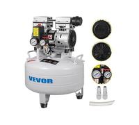 Compresseur d'air comprimé VEVOR 850W 30L Compresseur silencieux Compresseur d'air comprimé sans huile Débit d'air