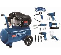 Compresseur d'air SCHEPPACH HC55DC 2 cylindres - 50L 2200W 3HP 10 bars - 5906101904