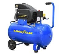 Compresseur d'air Silencieux 50 Litres 8 bar 2CV 1.5KW 115 PSI GOODYEAR