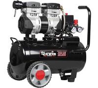 – Compresseur d'air silencieux – 59 dB – 25 litres – 1,5 chevaux – max. 8 bars – 150 litres/minute – sans huile – deux sorties d'air – compact et portable – compresseur d'air et de peinture