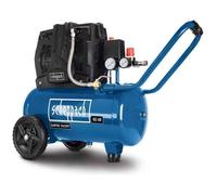 Compresseur d'air silencieux horizontal à deux cylindres Scheppach HC25Si - 24 L - 1100W - 8 barss - 1,5 CV