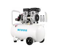 Compresseur d'air Silencieux Sans Huile 50L, Compresseur à Air Horizontal Ultra Silencieux Moteur en Cuivre