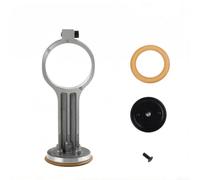 Compresseur d'air silencieux sans huile - Tige de connexion - Plaque de pression 550 W 1500 W - Raccord en aluminium haute efficacité pour réduction du bruit et utilisation durable - Gris (1100 W x 68