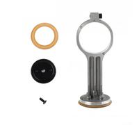 Compresseur d'air silencieux sans huile - Tige de connexion - Plaque de pression 550 W 1500 W - Usinée de précision pour liaison de piston pour réparation de pompe à air à faible bruit - Gris (1500 W