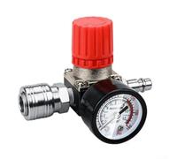 Compresseur d'air soupape de décharge de pression 6,35 mm avec moniteur jusqu'à 175 PSI pour outils d'atelier construction (trois trous)