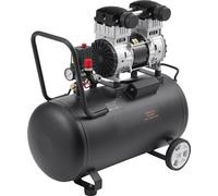 Compresseur d'air SucceBuy, réservoir en acier de 15 gallons, 2 CV, 5,3 CFM à 90 PSI compresseur d'air sans huile et pression max. 125 PSI, 78 dB compresseur portable ultra silencieux pour la réparati