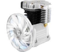 Compresseur d'air, tête de pompe, 3 chevaux, pression de fonctionnement de 8 bars, 960 tours par minute, 2 cylindres, dimensions : 32 cm x 27 cm x 31 cm