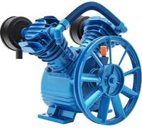 Compresseur d'air, tête de pompe - Groupe compresseur 2200 W, 3 CV - excellente dissipation thermique - pour l'industrie, la chimie, l'électronique - couleur bleu