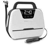 Compresseur d'air THOMSON 12V, Écran LCD Digital, Lampe de Travail Intégrée, Pression Max 150 PSI, Cordon 2.80m
