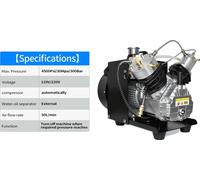 Compresseur d'air TUXING PCP, Pression maximale 4500 PSI, Débit d'air 50L/min, TXEDM041, 220V