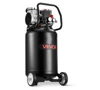 Compresseur d'air vertical sans huile - Réservoir de 50 litres - Puissance de 2 chevaux - Pression de service maximale de 8 bars