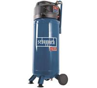 Scheppach Compresseur vertical HC51V | 10 bar | Réservoir de 50L | Sans huile | 1500W - 2PS | Débit d'aspiration 220 l/min | Double raccord | Détendeur