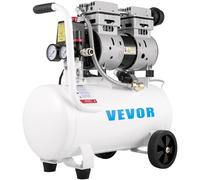 Compresseur d'air VEVOR, 25 litres, 750W, silencieux, avec un niveau sonore de 60 dB, sans huile