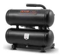 VEVOR Compresseur d'Air Compact Portable Sans Huile Réservoir 18 L 90 PSI 650 W
