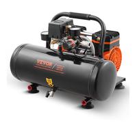 VEVOR Compresseur d'air JR880-2GAL sans huile réservoir acier 8 L 860 W 8 bar 120 PSI silencieux
